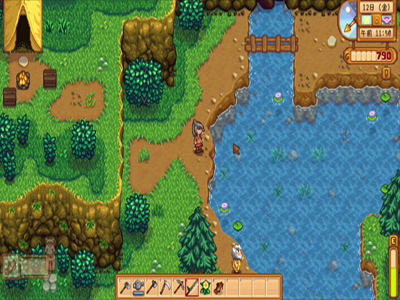 場所, 湖, fishing, income, Stardew Valley, スターデューバレー、 スタバレ 釣り