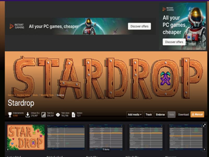 Stardrop, Stardew Valley, Mods, Installation, guide