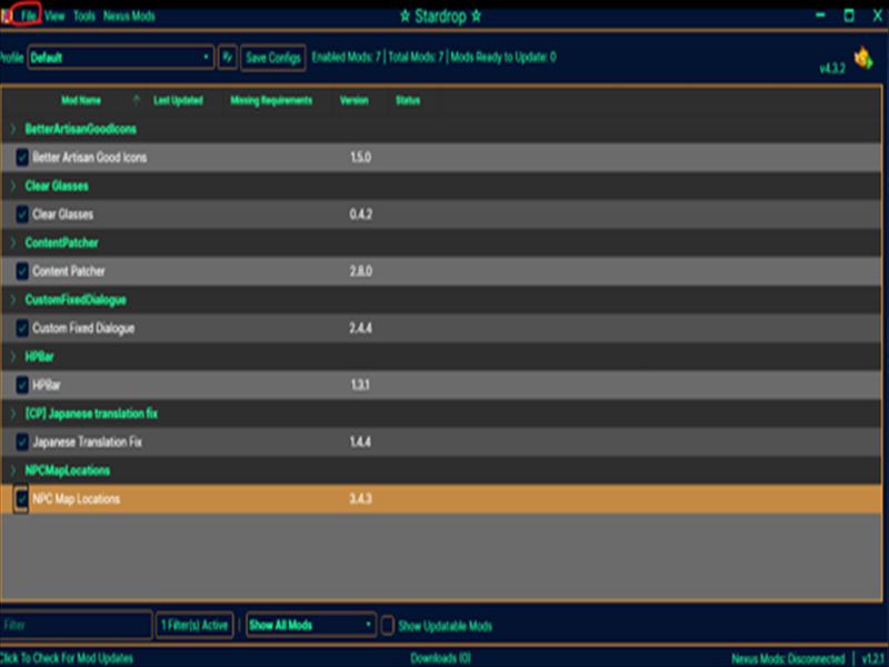 Stardrop, Stardew Valley, Mods, startup, guide