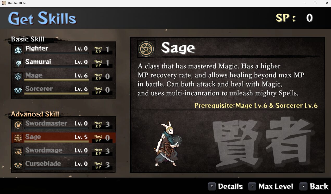 The Use Of Life, guide, Skill, Sage