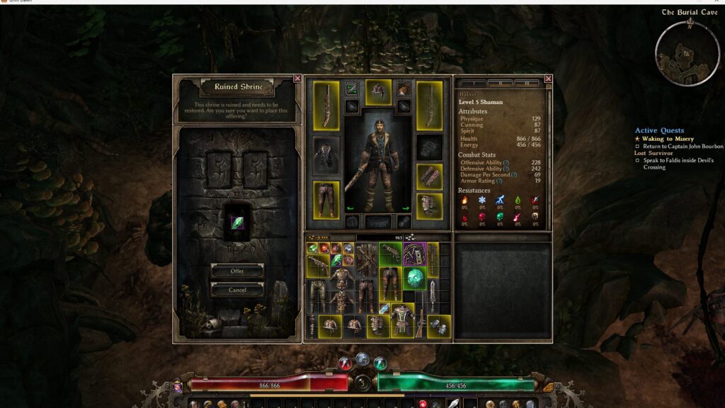 Grim Dawn, Devotion Shrine