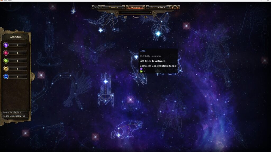 Grim Dawn, Constellation, Toad