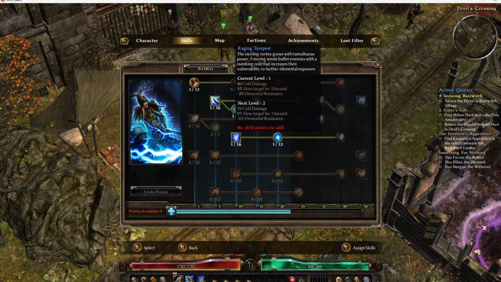 Grim Dawn, Raging Tempest, Warder