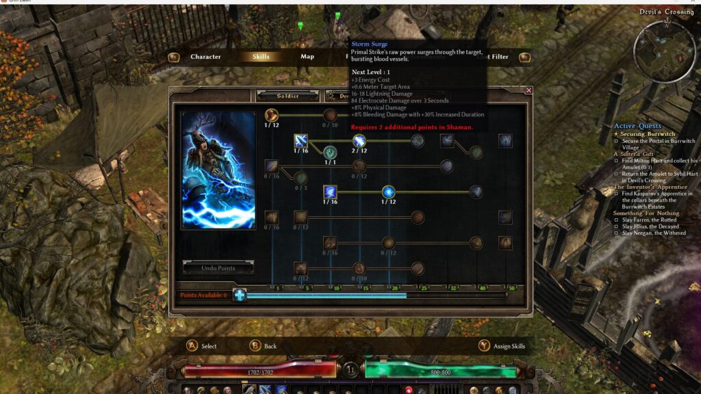 Grim Dawn, Storm Surge, Warder