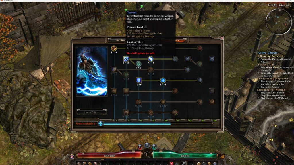 Grim Dawn, Warder, Torrent