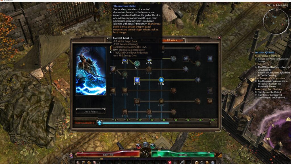 Grim Dawn, Thunderous Strike,Warder