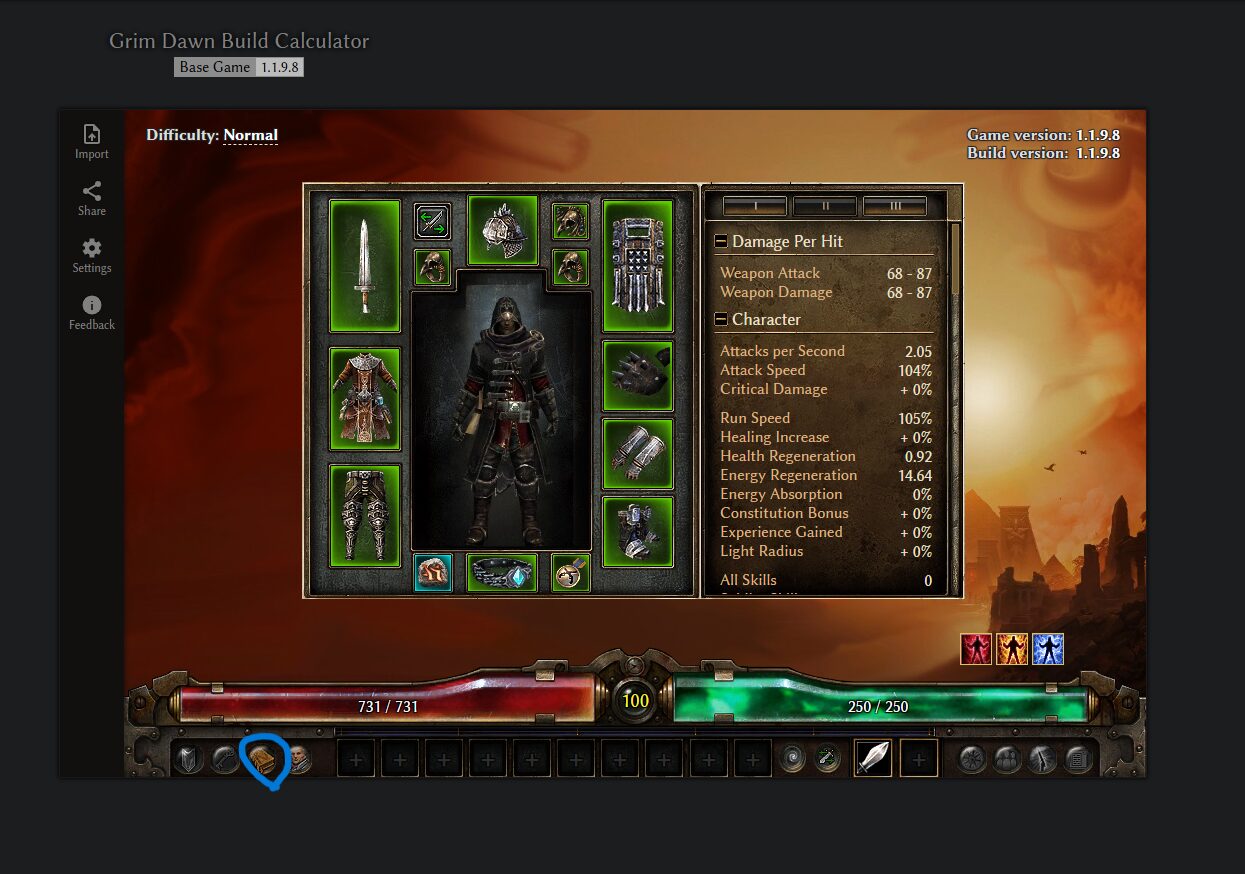 Grim Dawn, Grim Tool