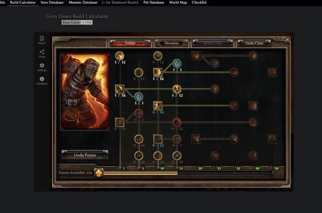 Grim Dawn Tools – Build Calculator guide